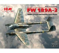 Fw 189A-2 WWII Avión De Reconocimiento Alemán 1:72 Kit De Modelo De Plástico ICM