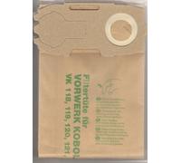FW1 bolsas de aspiradora, piezas de repuesto, compatible con aspiradoras Vorwerk (Folletto), modelos: VK 118/119/VK 120/121/VK 122/ET 31/ET 340/Kobold/VR 118/VR 120/VR 121 (6UNIDADES)