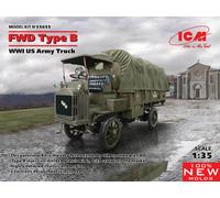 Fwd Type B , WWI US Army Camión (100% New Moldes) 1 :3 5 Plástico Modelo Kit Icm