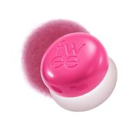 fwee Blurry Pudding Pot | Airbrushed Blush & Lip, Buildable Pigment, Long-lasting, Lightweight, Easy to Blend, Natural Soft Matte Finish - Crush (Vivid Pink) | 0.17 oz
