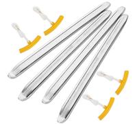 FWEEK Juego de 4 Piezas palancas neumaticos Moto, Palanca Rueda Moto, 30 cm, Montaje neumaticos Moto, Protectores de llanta, desmontadora de neumáticos para Moto, Coche o