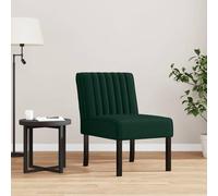 FWIKDUN Silla tapizada con patas de madera y funda de terciopelo: cómodo sillón con respaldo y asiento acolchado de alta calidad como silla acento de terciopelo de lujo en verde oscuro
