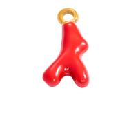 FWJUNHUYC Los accesorios de joyería de bricolaje no se decoloran, accesorios de collar de alta gama, galvanoplastia, oro real de 18 quilates, colgante individual, Calcedonia