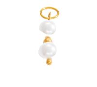 FWJUNHUYC Los accesorios de joyería de bricolaje no se decoloran, accesorios de collar de alta gama, galvanoplastia, oro real de 18 quilates, colgante individual, calcedonia