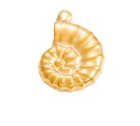 FWJUNHUYC Los accesorios de joyería de bricolaje no se decoloran, accesorios de collar de alta gama, galvanoplastia, oro real de 18 quilates, colgante individual, Calcedonia