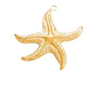 FWJUNHUYC Los accesorios de joyería de bricolaje no se decoloran, accesorios de collar de alta gama, galvanoplastia, oro real de 18 quilates, colgante individual