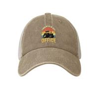 FWJZDSP Estaré en mi Oficina Gorra de Tractor para Mujer Gorra de béisbol Gorras geniales