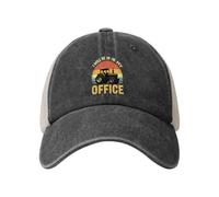 FWJZDSP Estaré en mi Oficina Gorra de Tractor para Mujer Gorra de béisbol Gorras geniales