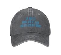 FWJZDSP Estoy aquí para Beber y acostarme con Alguien y ya Estoy Borracho. Gorra de béisbol Ajustable Lavada.