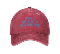FWJZDSP Estoy aquí para Beber y acostarme con Alguien y ya Estoy Borracho. Gorra de béisbol Ajustable Lavada.