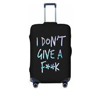 FWJZDSP Funda de Equipaje de Viaje I Don't Give AFunny Words Maleta Protector elástico Fundas de Equipaje Lavables Pequeñas