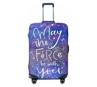 FWJZDSP Funda de Equipaje de Viaje May The Force Be with You Maleta Colorida Protector elástico Fundas de Equipaje Lavables Medianas