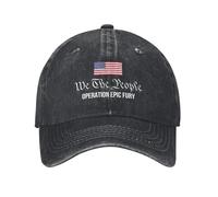 FWJZDSP Gorra Ajustable We The People Operation Epic Fury para Hombre y Mujer