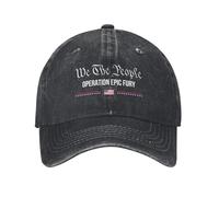 FWJZDSP Gorra Ajustable We The People Operation Epic Fury para Hombre y Mujer