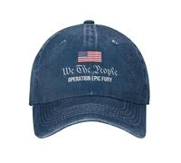 FWJZDSP Gorra Ajustable We The People Operation Epic Fury para Hombre y Mujer