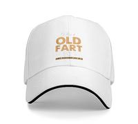 FWJZDSP Gorra de béisbol Ajustable para Hombre y Mujer, con Texto Old Fart Seen It Done It Can't Not Remember Nothing (Viejo pedorro Certificado, lo he Visto y Hecho, no Puedo Recordar Nada)