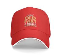 FWJZDSP Gorra de béisbol Ajustable para Hombre y Mujer, con Texto Old Fart Seen It Done It Can't Not Remember Nothing (Viejo pedorro Certificado, lo he Visto y Hecho, no Puedo Recordar Nada)