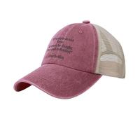 FWJZDSP Gorra de béisbol de Malla Vaquera con diseño de Charlie Kirk: La Libertad no es Gratis, Hay Que Luchar por Ella y defenderla.