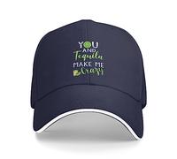 FWJZDSP Gorra de béisbol Divertida con Texto Tú y el Tequila me vuelven Loca para Mujer, Gorra de Camionero, Gorra clásica Ajustable para niña.