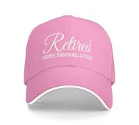 FWJZDSP Gorra de béisbol Estilo Camionero para Hombres y Mujeres: ¡Adiós a la tensión, Hola a la pensión!