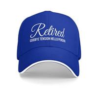 FWJZDSP Gorra de béisbol Estilo Camionero para Hombres y Mujeres: ¡Adiós a la tensión, Hola a la pensión!