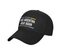 FWJZDSP Gorra de béisbol Unisex con Correa Ajustable Make Argentina Great Again (Haz Que Argentina vuelva a ser Grande).
