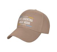 FWJZDSP Gorra de béisbol Unisex con Correa Ajustable Make Argentina Great Again (Haz Que Argentina vuelva a ser Grande).