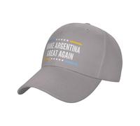 FWJZDSP Gorra de béisbol Unisex con Correa Ajustable Make Argentina Great Again (Haz Que Argentina vuelva a ser Grande).