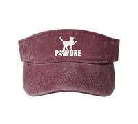 FWJZDSP Gorra Deportiva con Visera Pawder and The Walking Cat para Hombre y Mujer, Gorra de béisbol vacía con Visera Protectora, Color Negro