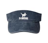 FWJZDSP Gorra Deportiva con Visera Pawder and The Walking Cat para Hombre y Mujer, Gorra de béisbol vacía con Visera Protectora, Color Negro