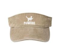 FWJZDSP Gorra Deportiva con Visera Pawder and The Walking Cat para Hombre y Mujer, Gorra de béisbol vacía con Visera Protectora, Color Negro