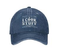 FWJZDSP Gorra Divertida Eso es lo Que Hago, cocino Cosas Gorra de béisbol para Hombre Gorra de Moda