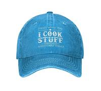 FWJZDSP Gorra Divertida Eso es lo Que Hago, cocino Cosas Gorra de béisbol para Hombre Gorra de Moda