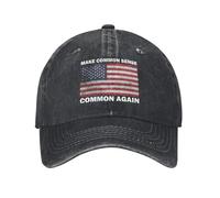 FWJZDSP Gorra Make Common Sense Common Again para Mujer, Gorras de béisbol con diseño