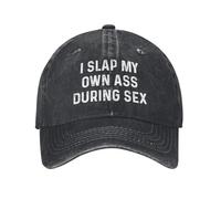 FWJZDSP Gorra Me doy una palmada en el Trasero Durante el Sexo para Mujer, Gorras de béisbol Divertidas, Regalos Divertidos para Hombres.