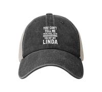 FWJZDSP Gorra No me Puedes Decir qué Hacer para Mujer, Estilo papá, con Estampado gráfico.