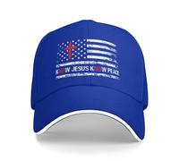 FWJZDSP Gorras Conoce a Jesús, Conoce la Paz Gorra de béisbol para papá Gorras para Hombres y Mujeres