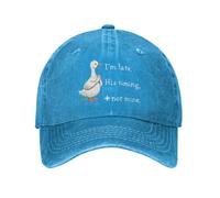 FWJZDSP Llego Tarde, su Tiempo es mío. Gorra de Hombre Estilo papá. Gorra de Moda.