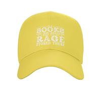 FWJZDSP Mis Libros Son Grandes Porque guardo Toda mi Rabia allí Gorra para Hombre Gorra de béisbol para Mujer Gorra de Camionero para papá Gorra para Exteriores