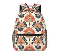 FWJZDSP Mochila portátil clásica con estampado bohemio para gimnasio/fitness, mujer/oficina