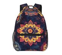 FWJZDSP Mochila vintage clásica con estampado bohemio para montañismo. Regalo ideal.
