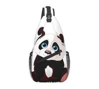 FWJZDSP Panda Sling Bag Deporte Senderismo Daypack Crossbody Hombro Mochila Viaje Pecho Pack para Hombres Mujeres