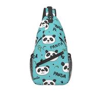 FWJZDSP Panda Sling Bag Deporte Senderismo Daypack Crossbody Hombro Mochila Viaje Pecho Pack para Hombres Mujeres