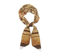 FWJZDSP Pañuelo para el cuello para mujer con diseño de mapa del tesoro súper detallado, estilo rústico, pirata, oro, secreto, historia marítima, ligero y a la moda.