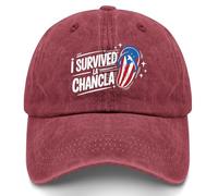 FWJZDSP Sobreviví a La Chancla, Gorra de béisbol Divertida para Hombre, Regalos para Hombres