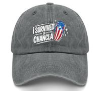 FWJZDSP Sobreviví a La Chancla, Gorra de béisbol Divertida para Hombre, Regalos para Hombres