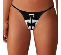 FWJZDSP Tangas G-String para Mujer con la Bandera del Imperio, Bragas Invisibles con Espalda en T.