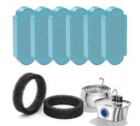 FWMB Filtros de fuente de agua para gatos, filtro de repuesto de fuente de agua para mascotas para fuente de agua ajustable de 108 onzas/3.2 L y 135 onzas/4.0 L