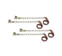 FWNERGUL Cadena de nieve de invierno for coche, antideslizante, ajustable, for exteriores, de uso general, de hierro, gruesa, fácil de usar, resistente, antideslizante.(A set)