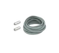 FWORUAIS 1 par de cordones elásticos para zapatos, sin atar, para adultos y niños, zapatillas de correr, fáciles de instalar (negro), gris, Talla única